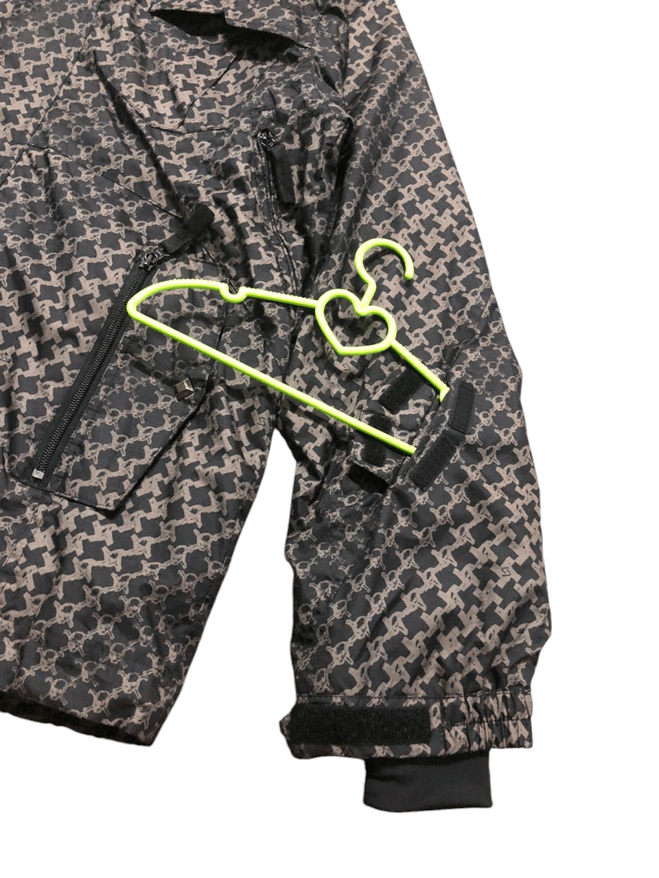 Japanese Brand Sims Snowboard Full Print Skulls Crossbones Ski Jacket Size US M / EU 48-50 / 2 - 7 Thumbnail