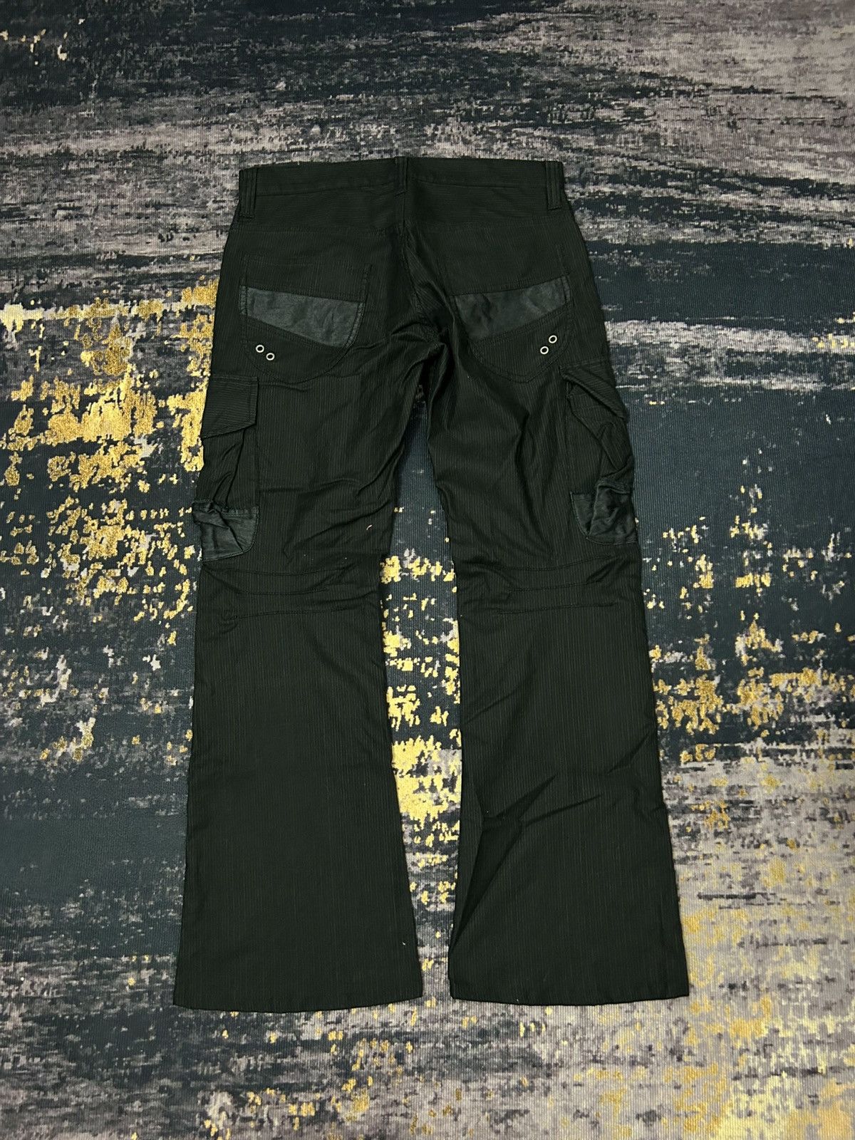Beauty Beast Edge Rupert Difference Cargo Herringbone Flare Pants Size US 31 - 3 Thumbnail