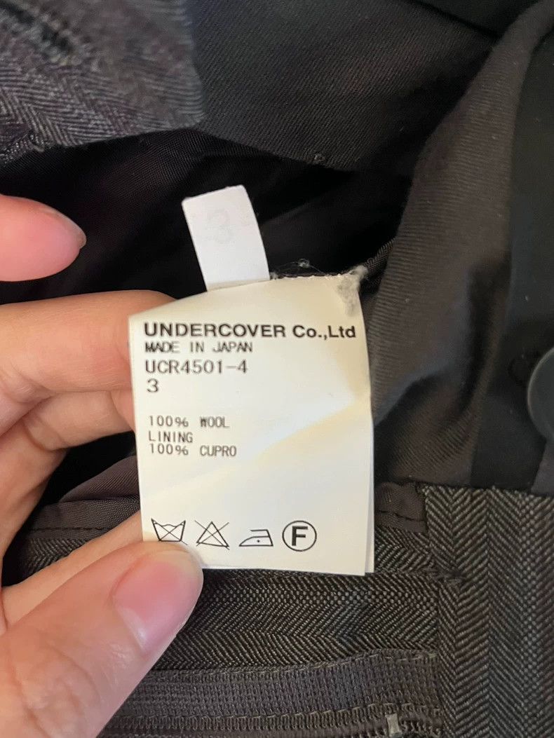 Undercover Undercover size 3 Cut line pleated pure wool trousers 2505 Size US 30 / EU 46 - 8 Thumbnail
