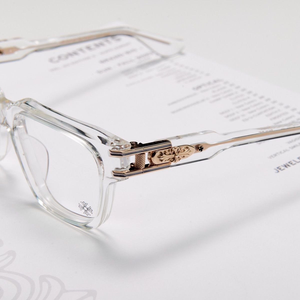 Chrome Hearts CHROME HEARTS BULGE CRYSTAL SUNGLASSES Size ONE SIZE - 3 Thumbnail