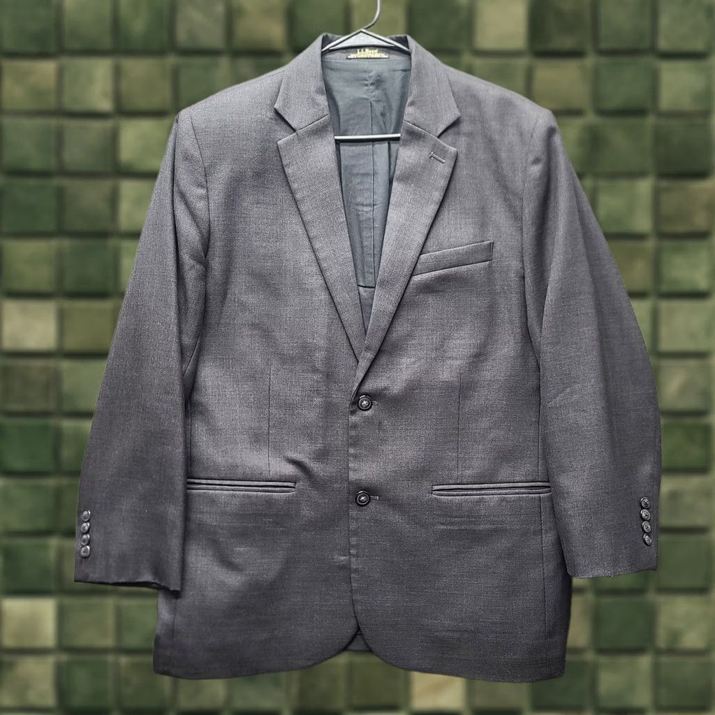 Vintage L.L. Bean Wool Sport Coat Mens 42-Regular 2 Button Blazer Casual Preppy Shirt Jacket? Size 42R - 1 Thumbnail