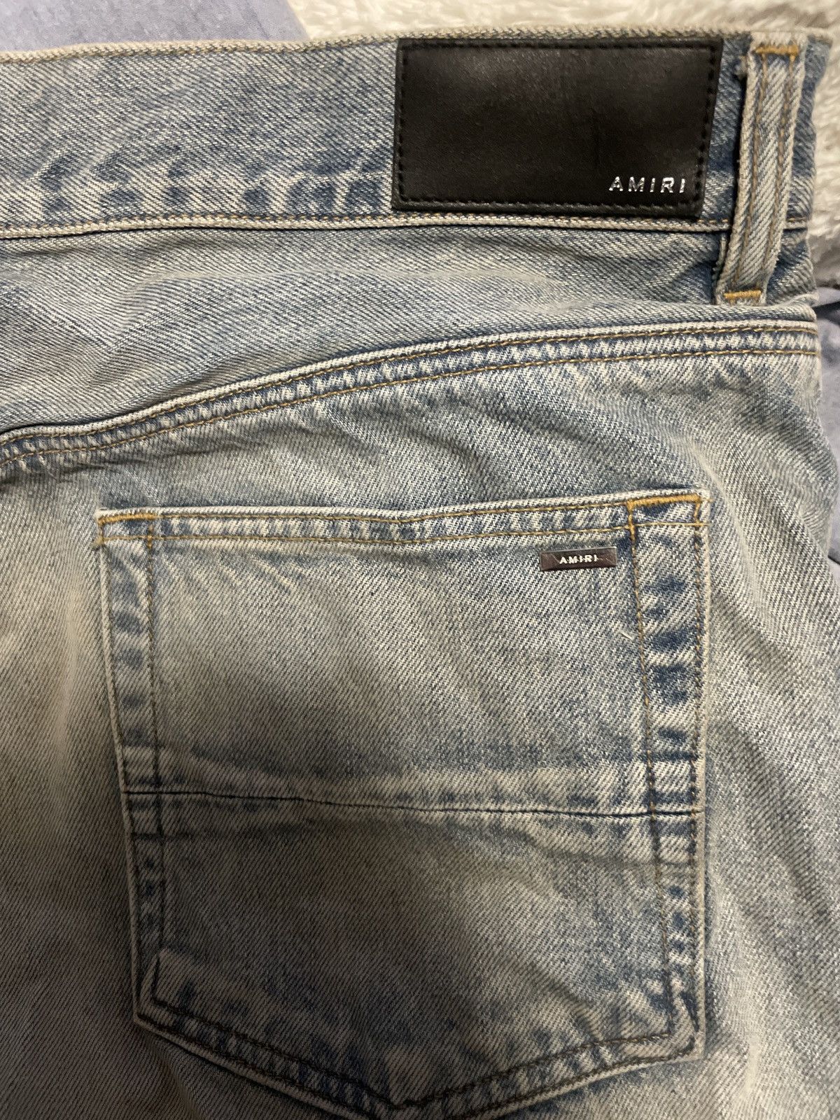 Amiri Straight Cut Loose Jeans Size US 33 - 5 Thumbnail