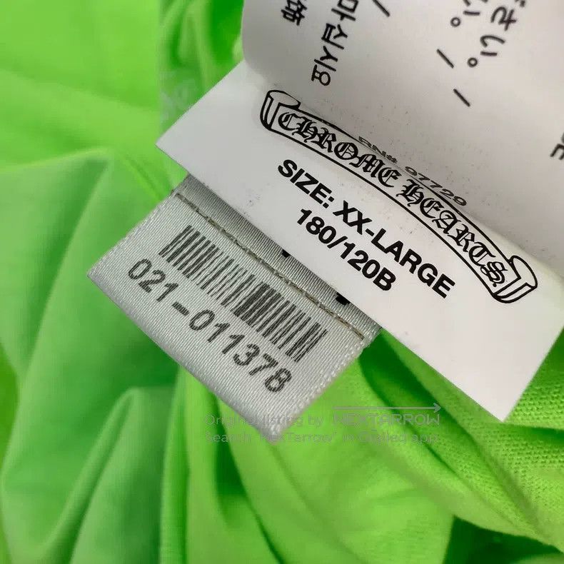 Chrome Hearts CHROME HEARTS Size XXL Flame fluorescent green long sleeve Size US XXL / EU 58 / 5 - 6 Thumbnail