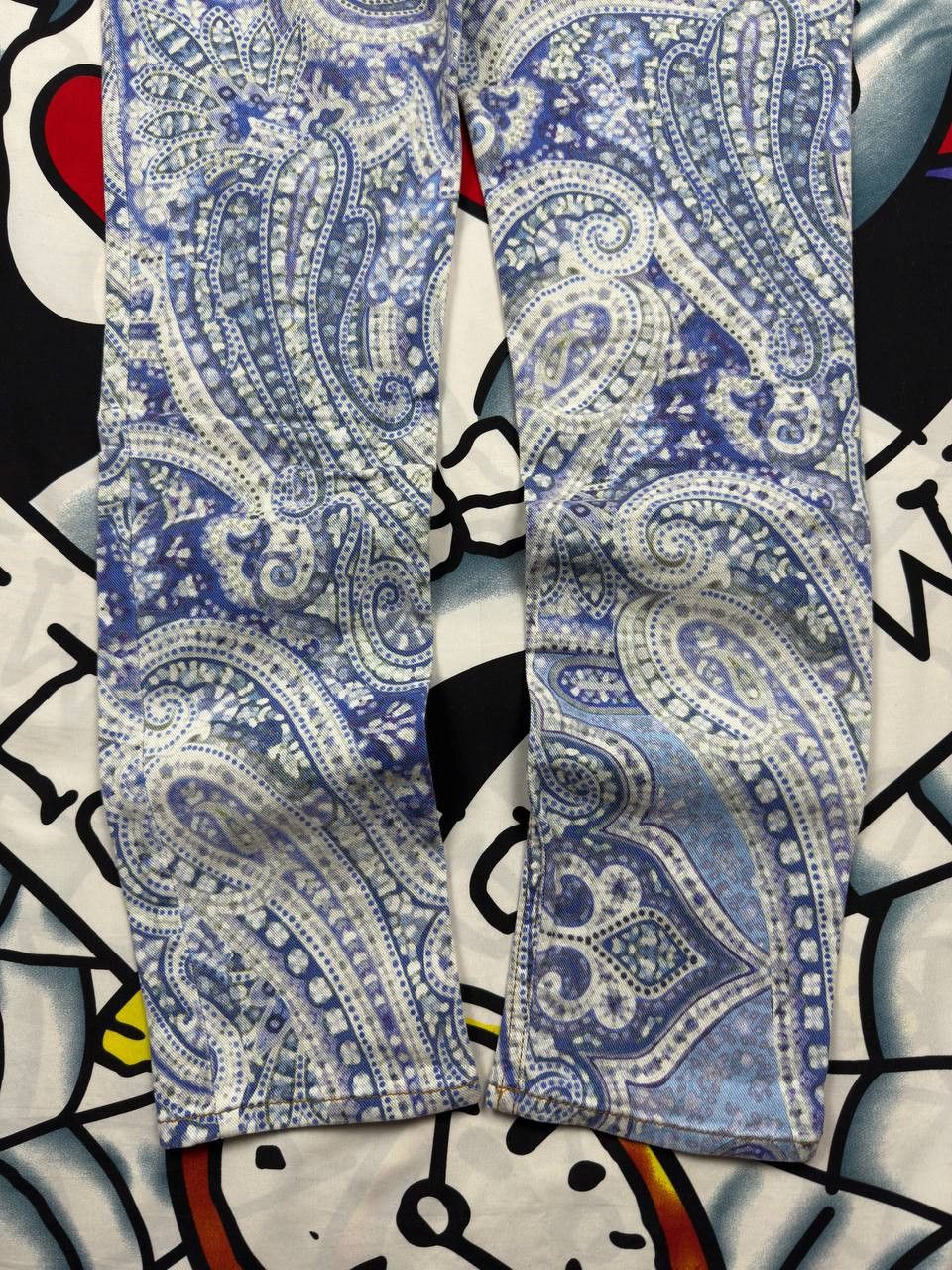 Etro ETRO Milano Luxury Designer Jeans Paisley Slim Pants Size 30 Size 30" / US 8 / IT 44 - 2 Thumbnail