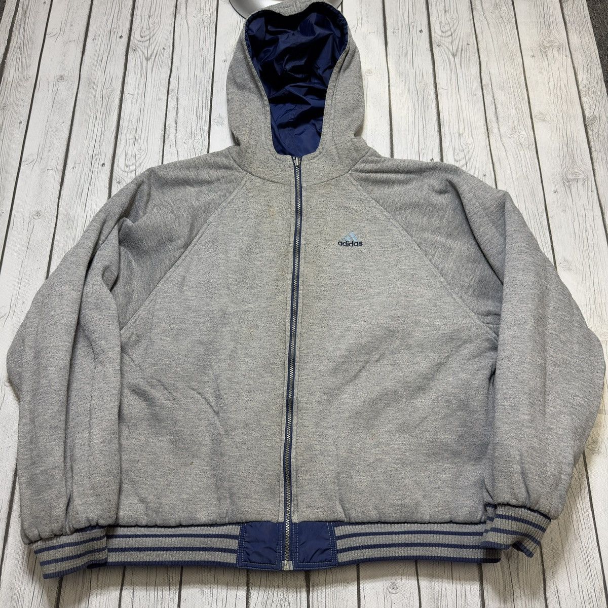 Adidas × Vintage Vintage Adidas reversible jacket Size US XL / EU 56 / 4 - 4 Thumbnail