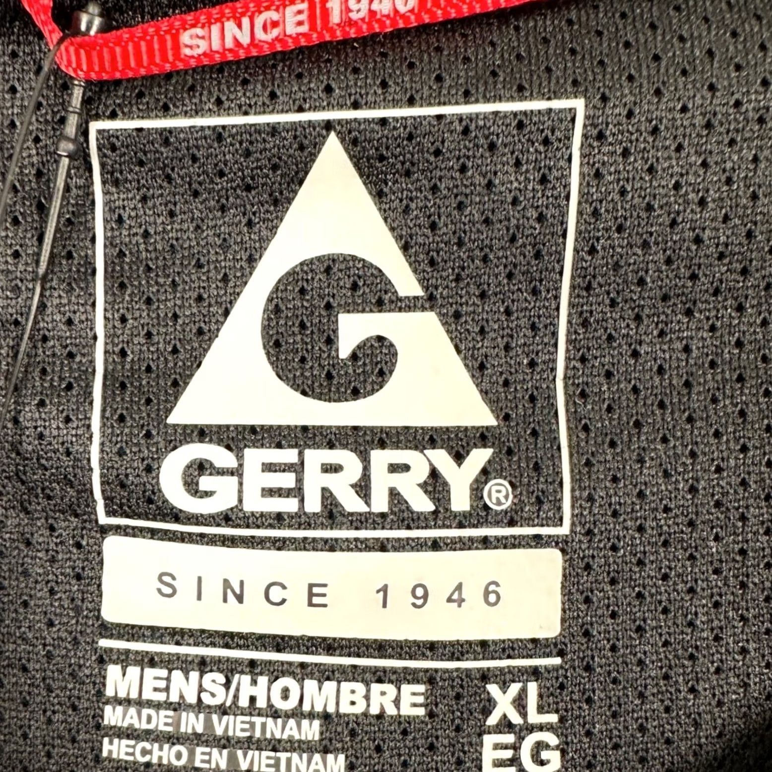 Vintage Gerry Pullover Sweatshirt Mens XL Blue Textured Crew Neck Long Sleeve Heather Moisture Wicking Outdoor Fall Size US XL / EU 56 / 4 - 4 Thumbnail