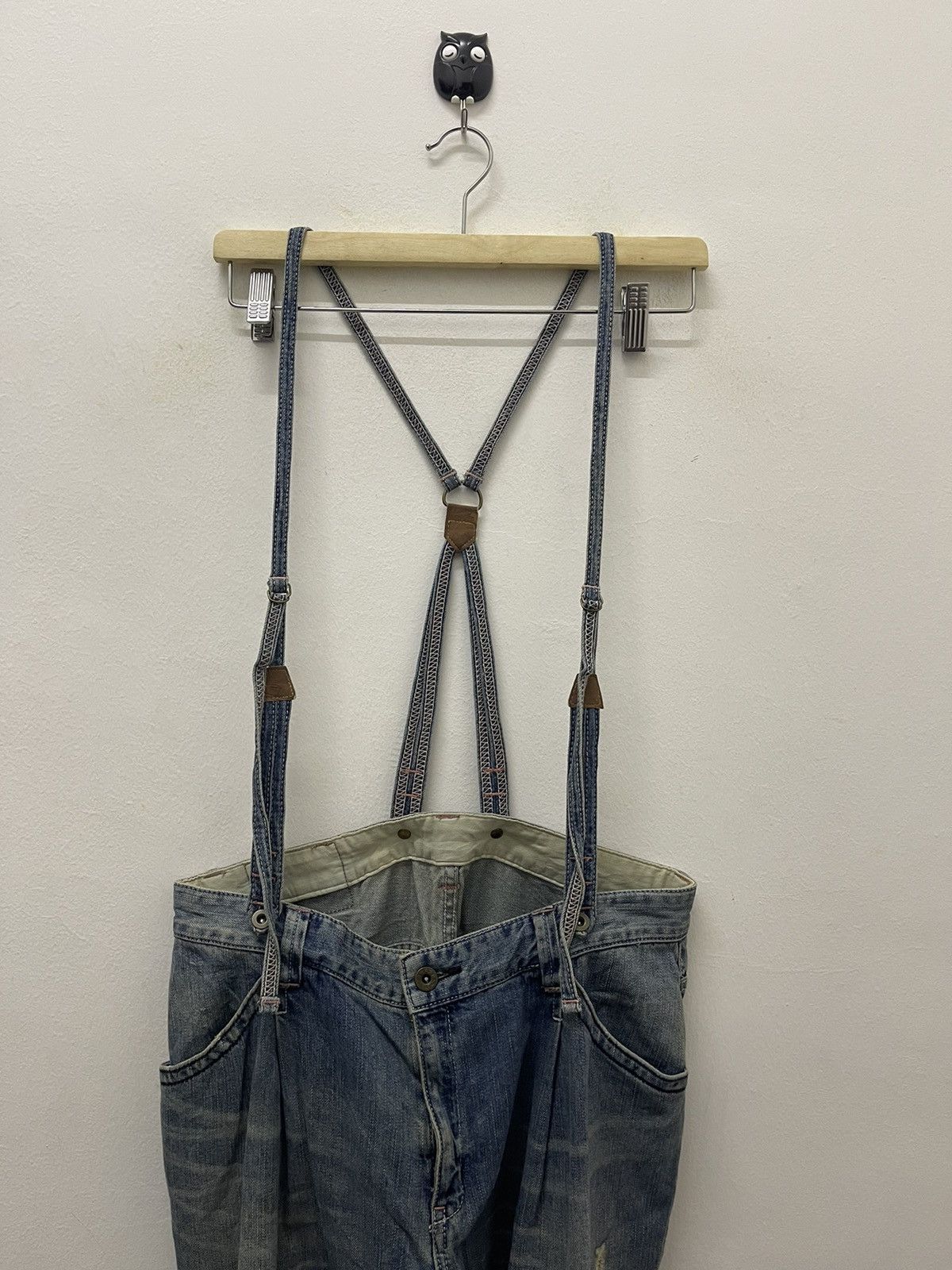 Beams Plus Rare Vintage RAY BEAMS with Suspenders Style Size US 31 - 7 Thumbnail