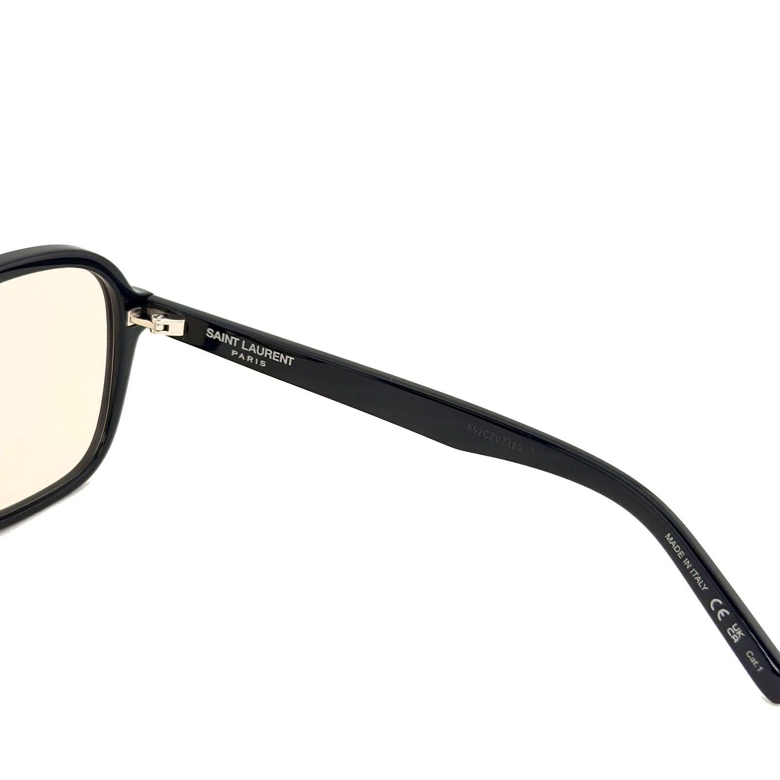 Saint Laurent Paris SAINT LAURENT SL 545 SL545 Black Aviator Sunglasses 001 Size ONE SIZE - 7 Thumbnail