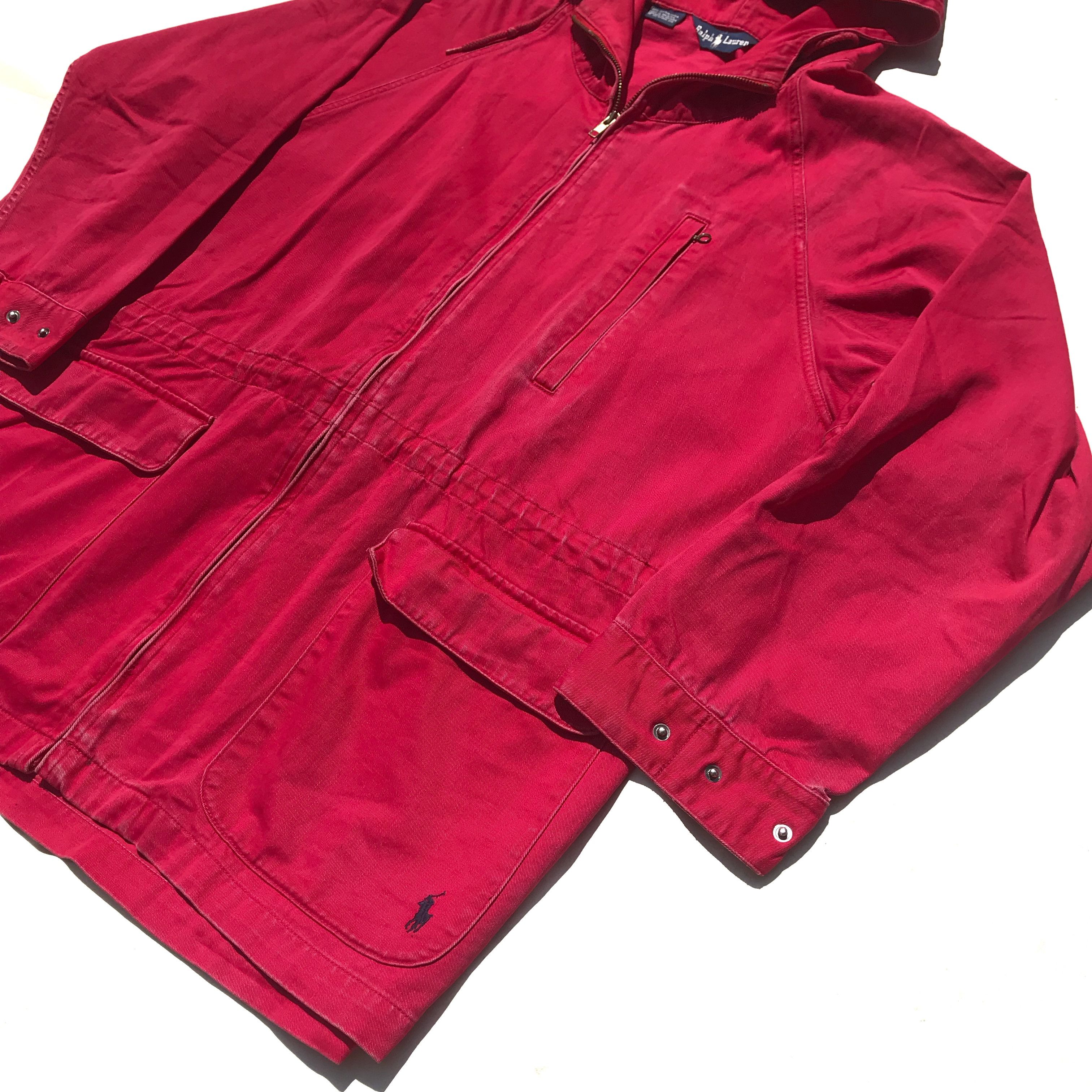RRL Ralph Lauren × Ralph Lauren × Vintage Vintage 90s Ralph Lauren RL VINTAGE Chore Jacket duck cotton Size US L / EU 52-54 / 3 - 7 Thumbnail
