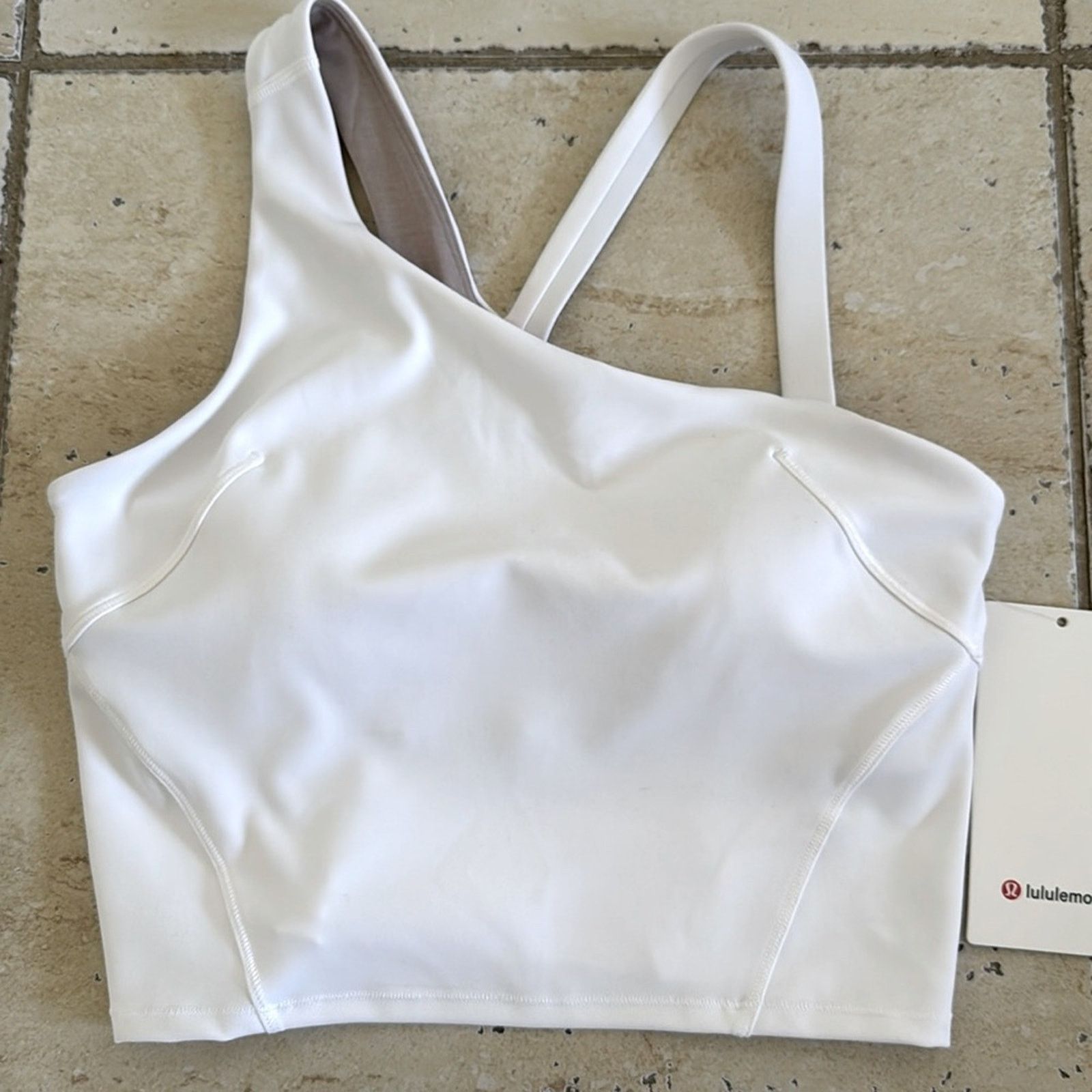 Lululemon NWT! LULULEMON Everlux Asymmetrical Tennis Sport Tank Size 8 Size M / US 6-8 / IT 42-44 - 2 Thumbnail