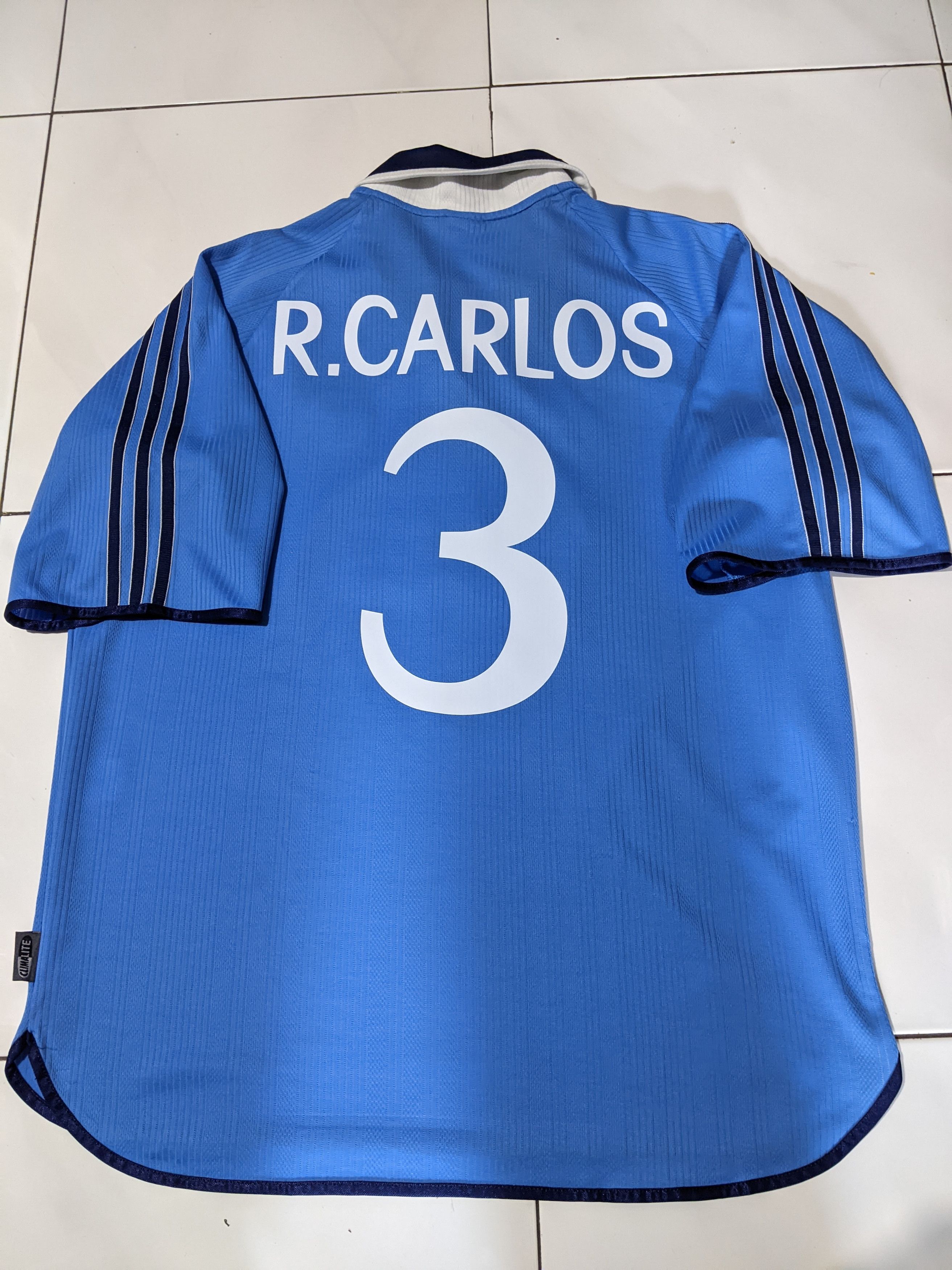 Adidas Real Madrid third 1999-00 Carlos Jersey football shirt Size US L / EU 52-54 / 3 - 2 Thumbnail