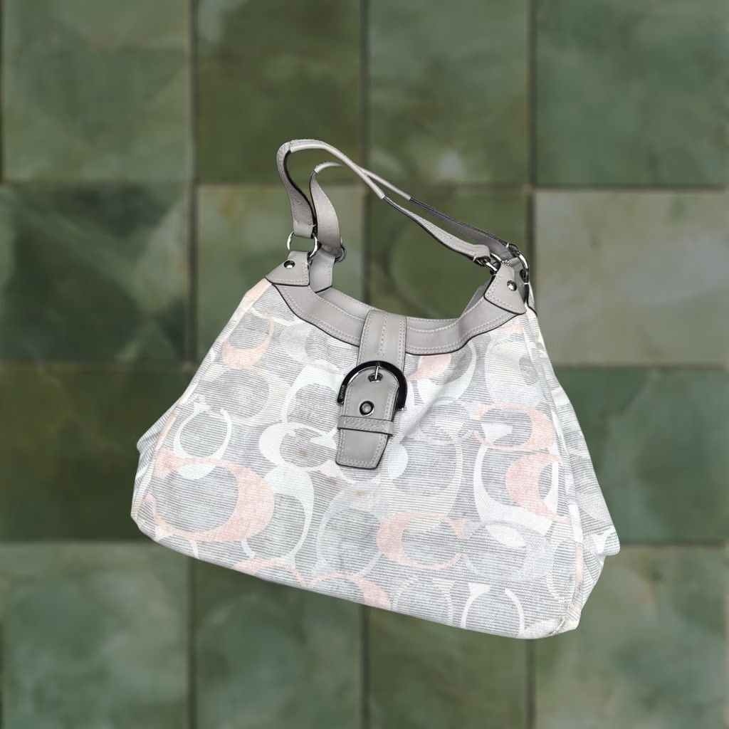 Coach Coach SoHo Lynn Hobo Shoulder Bag Purse Womens Gray Medium Size ONE SIZE - 1 Thumbnail