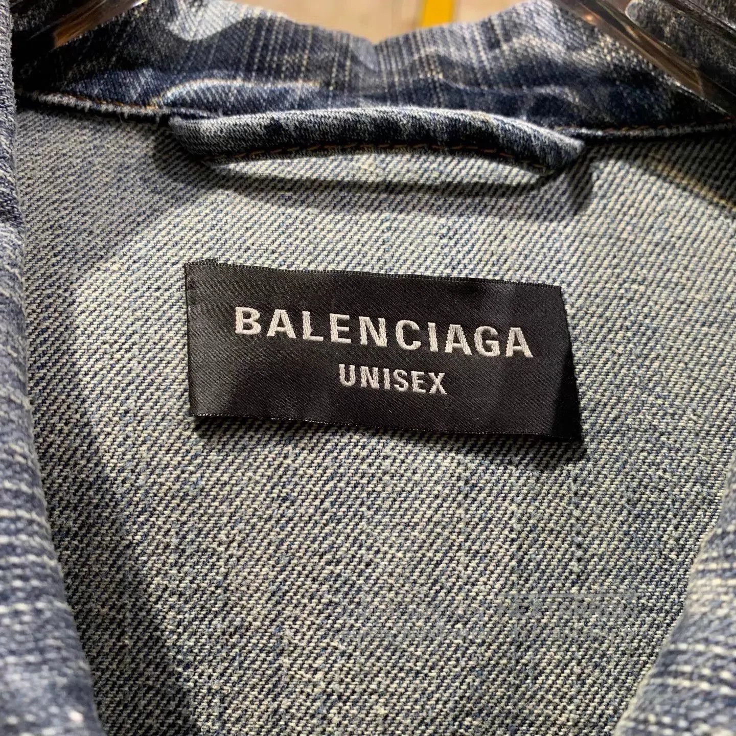 Balenciaga Blue Denim Jacket - Size M. Size US M / EU 48-50 / 2 - 2 Thumbnail