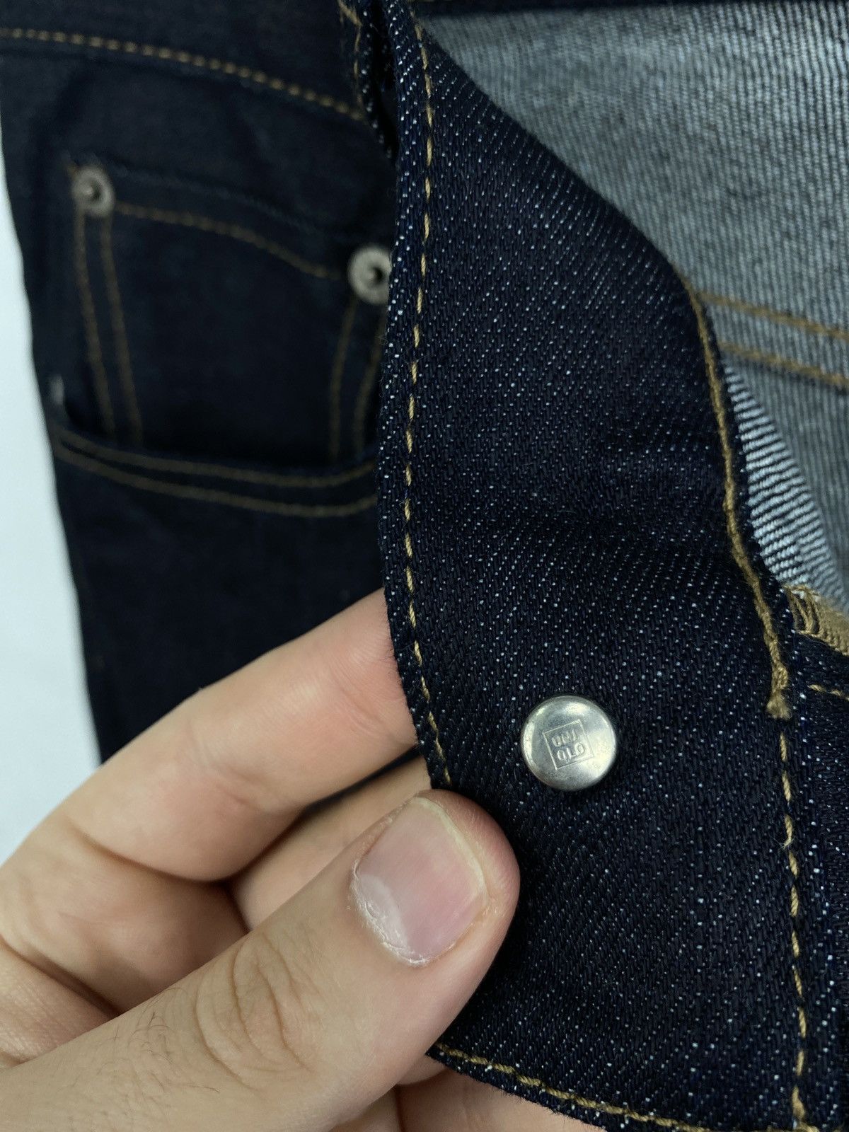 Uniqlo 🇯🇵 Uniqlo Selvage Denim Jeans Y2K Japanese kapital Style Size US 33 - 9 Thumbnail