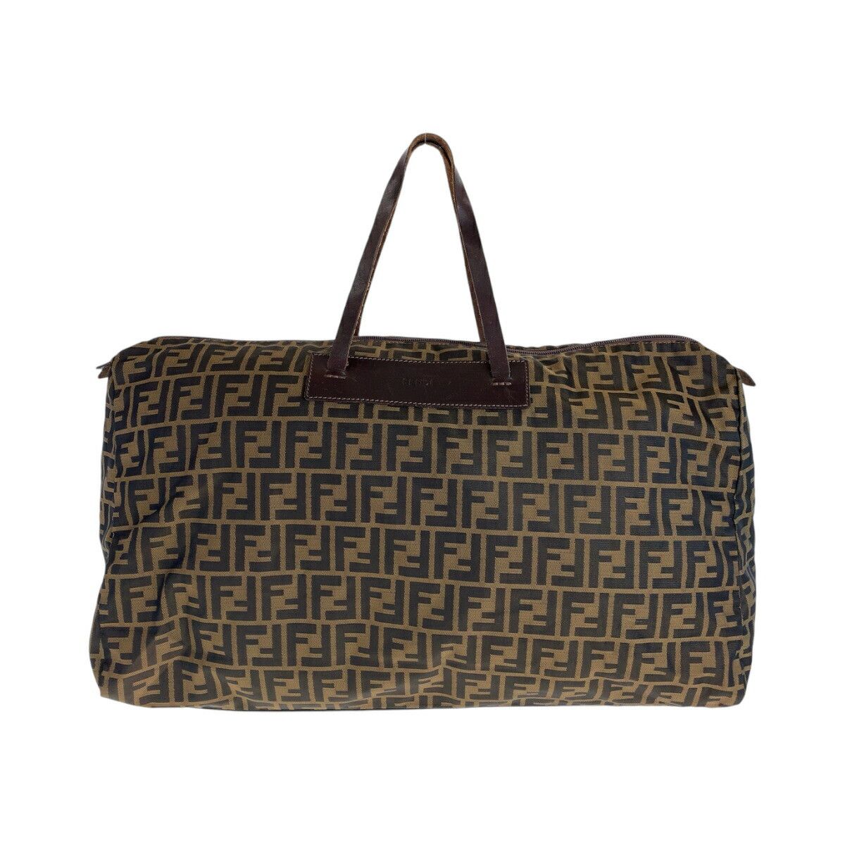 Fendi Fendi Fendi Zucca Canvas Boston Bag Canvas Travel Bag 15418 0 009 Size ONE SIZE - 1 Thumbnail