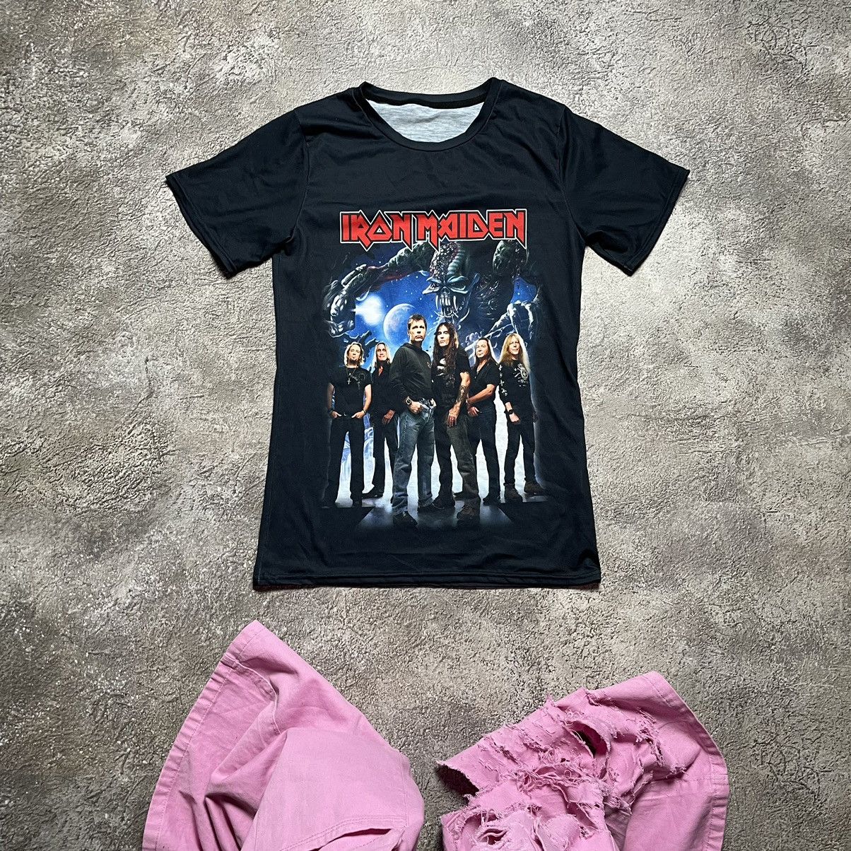 Vintage Vintage Y2K Iron Maiden Band Graphic Tee Grunge Skate Boxy M Size US M / EU 48-50 / 2 - 1 Thumbnail