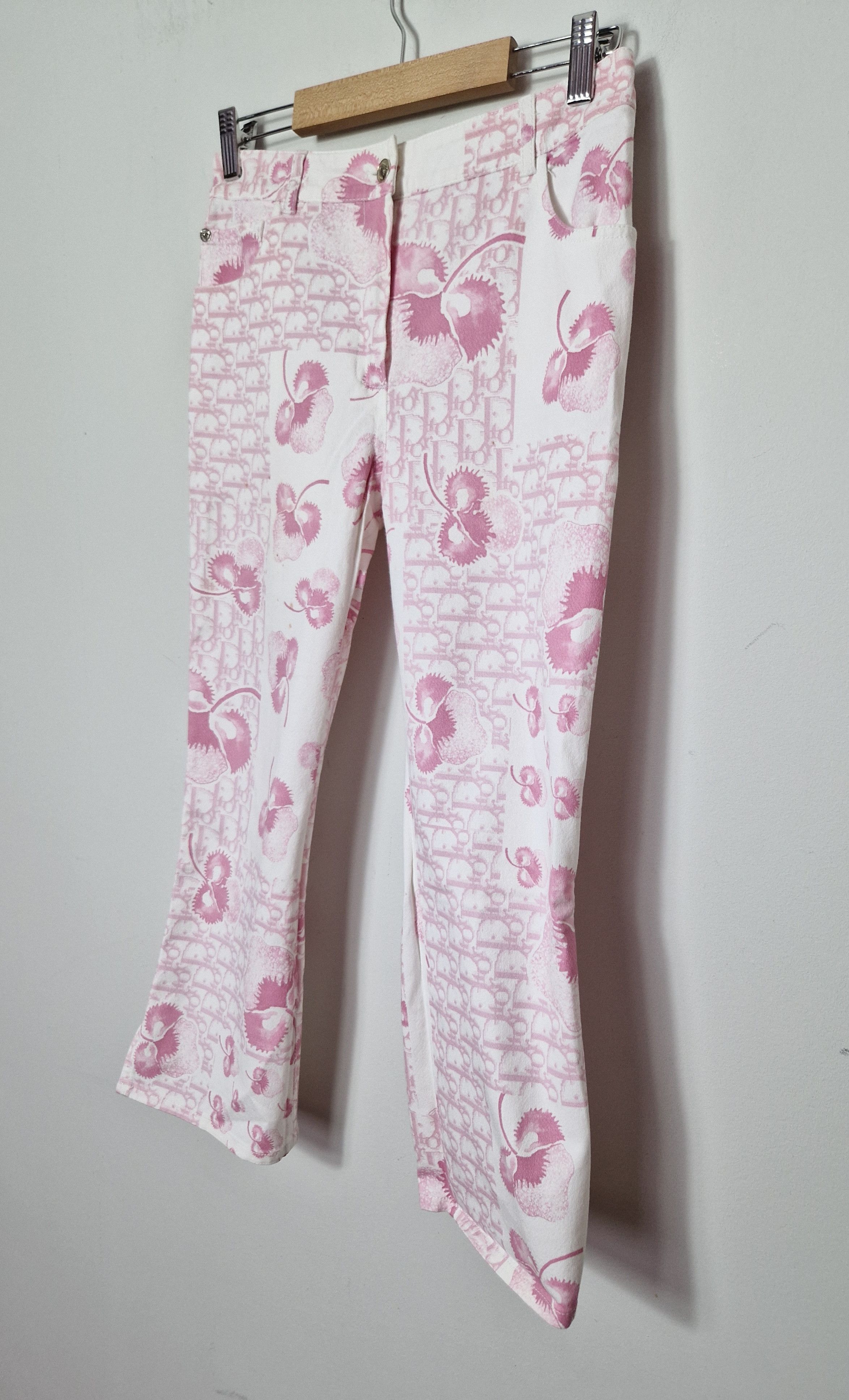 Dior Christian Dior pink monogram 3/4 pants Size 27" / US 4 / IT 40 - 3 Thumbnail
