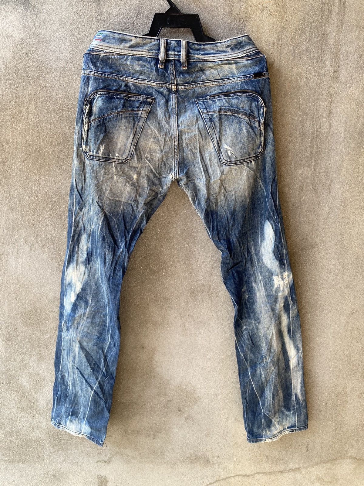 Diesel Diesel Poiak Acid Wash Made in Italy Denim Pants Size US 32 / EU 48 - 2 Thumbnail