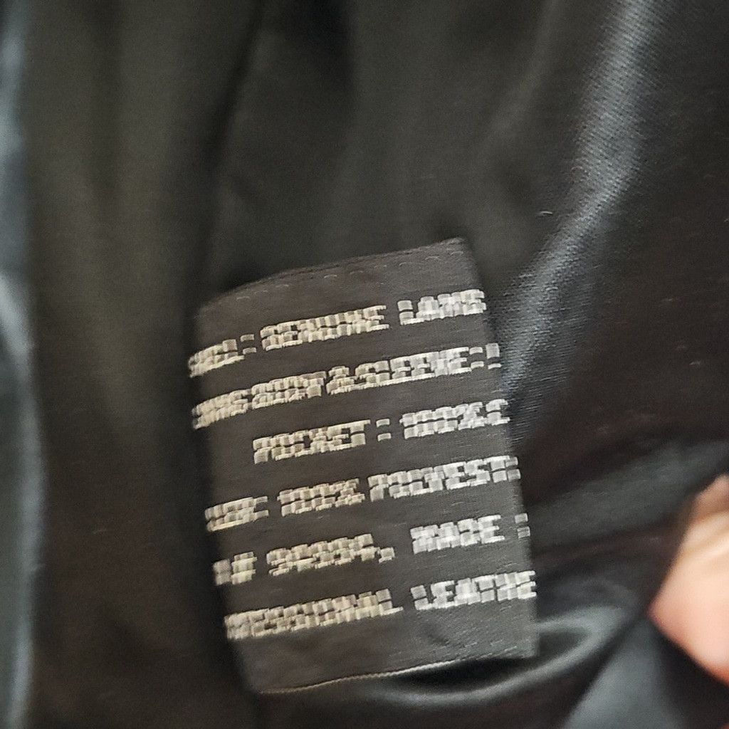 The Unbranded Brand J. Park Collection Black Geniune 100% Lamb Leather Jacket L Size US L / EU 52-54 / 3 - 7 Thumbnail