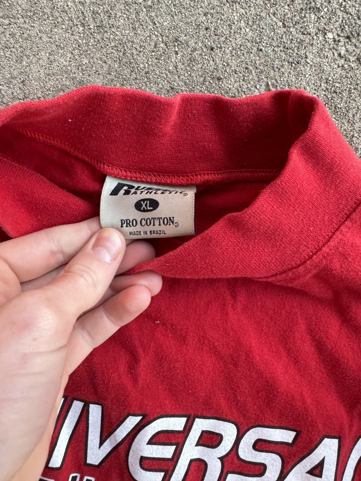 Russell Athletic × Vintage Vintage red long sleeve Size US XL / EU 56 / 4 - 3 Thumbnail