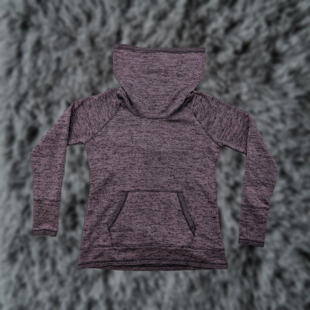 Vintage RBX Turtle Neck Sweatshirt Womens Medium Purple Long Sleeve Pullover Thumbholes Pockets Size M / US 6-8 / IT 42-44 - 1 Thumbnail