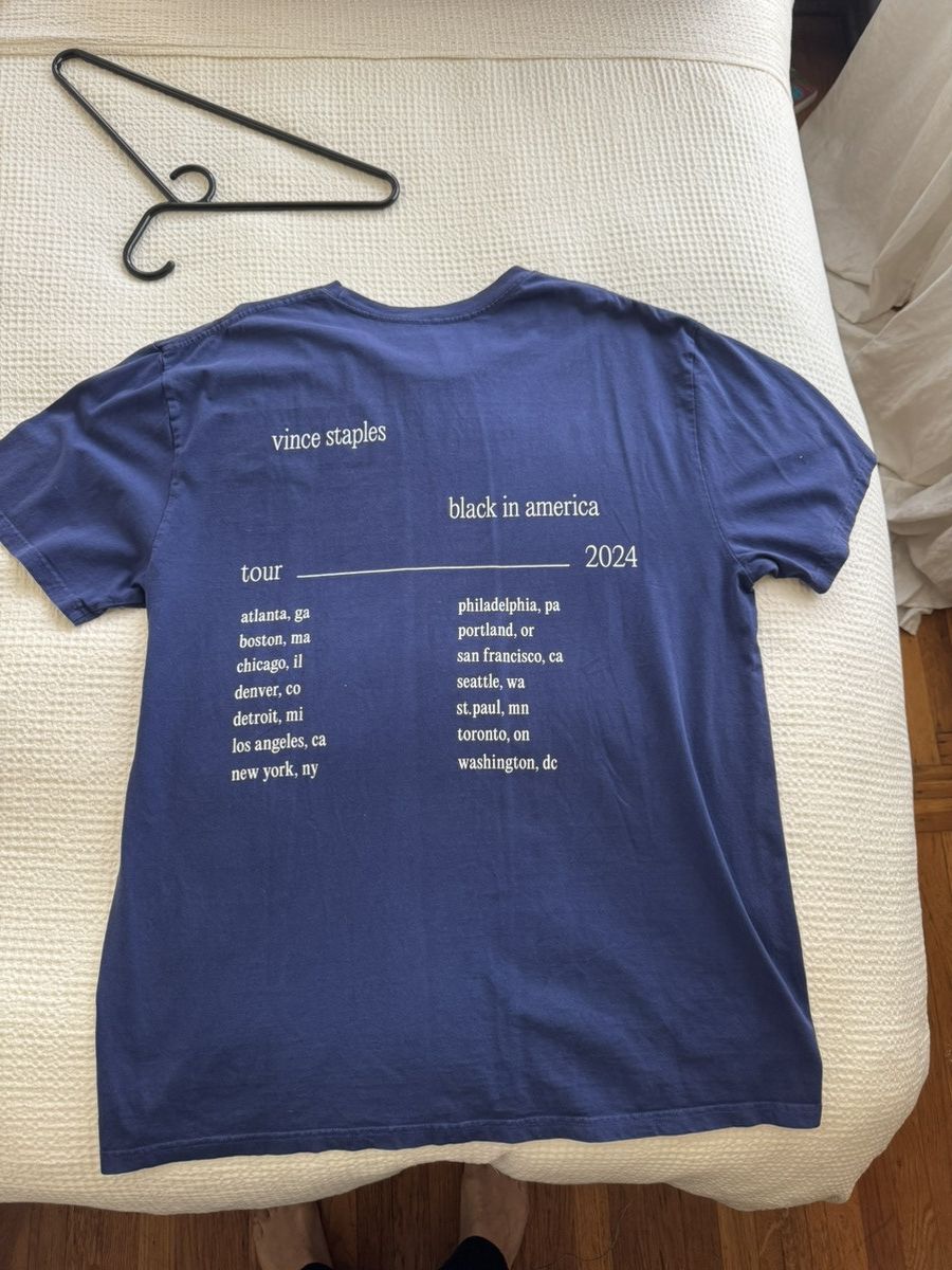 Vince Staples Vince Staples 2024 black in America tour Tee (unworn) Size US XL / EU 56 / 4 - 2 Thumbnail