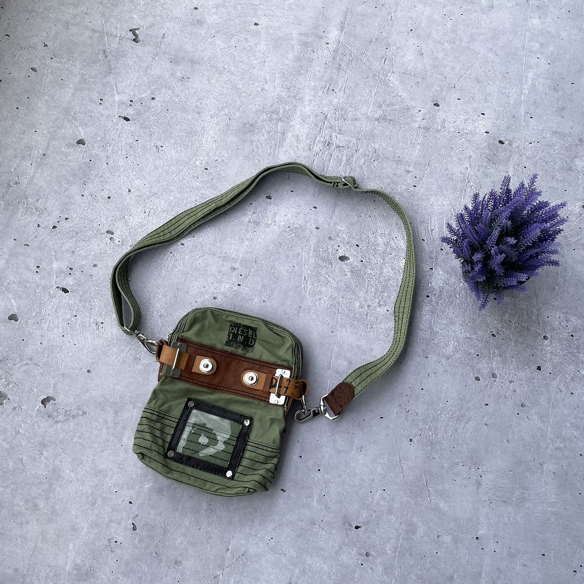 Other vintage diesel bag with leather details y2k japanese style Size ONE SIZE - 3 Thumbnail