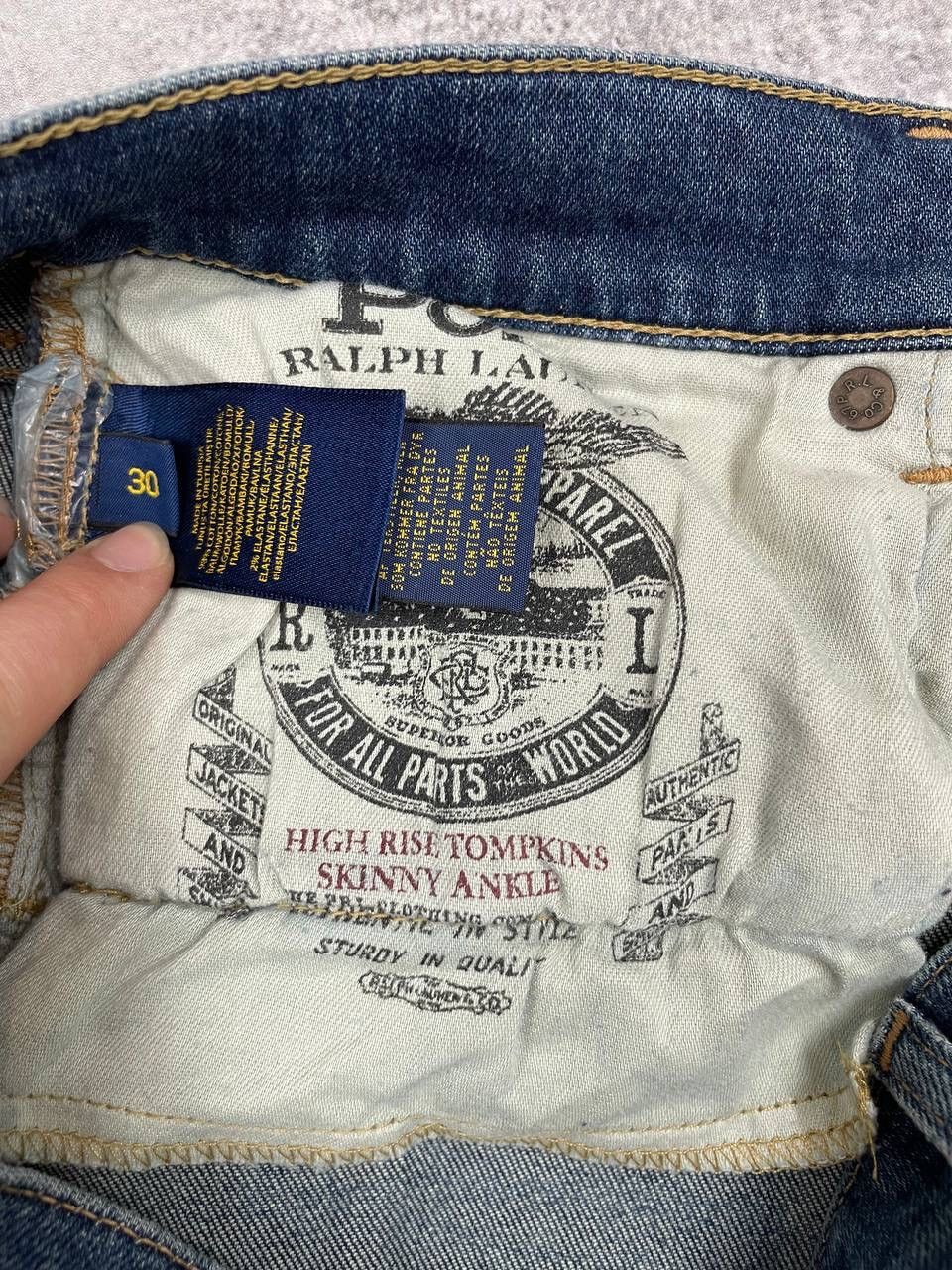 Polo Ralph Lauren Polo Ralph Lauren Women Denim Jeans Blue High RiseSize W30 Size US 30 / EU 46 - 10 Thumbnail
