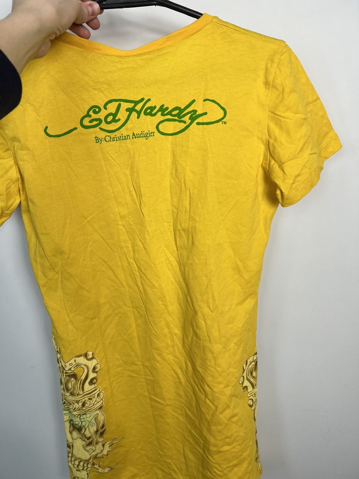 Ed Hardy Long Tshirt Ed Hardy New Width Tags Size L / US 10 / IT 46 - 4 Thumbnail