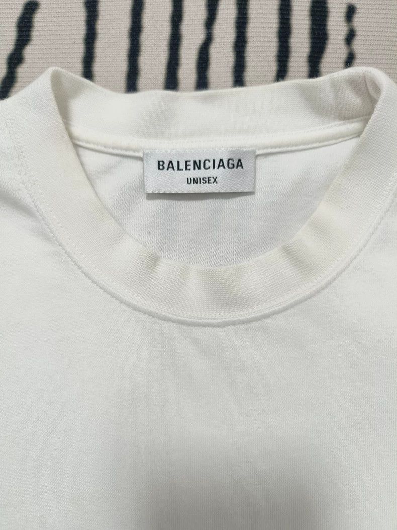 Balenciaga Balenciaga Jelly dissolve logo printed white short sleeve 2 Size US XS / EU 42 / 0 - 2 Thumbnail