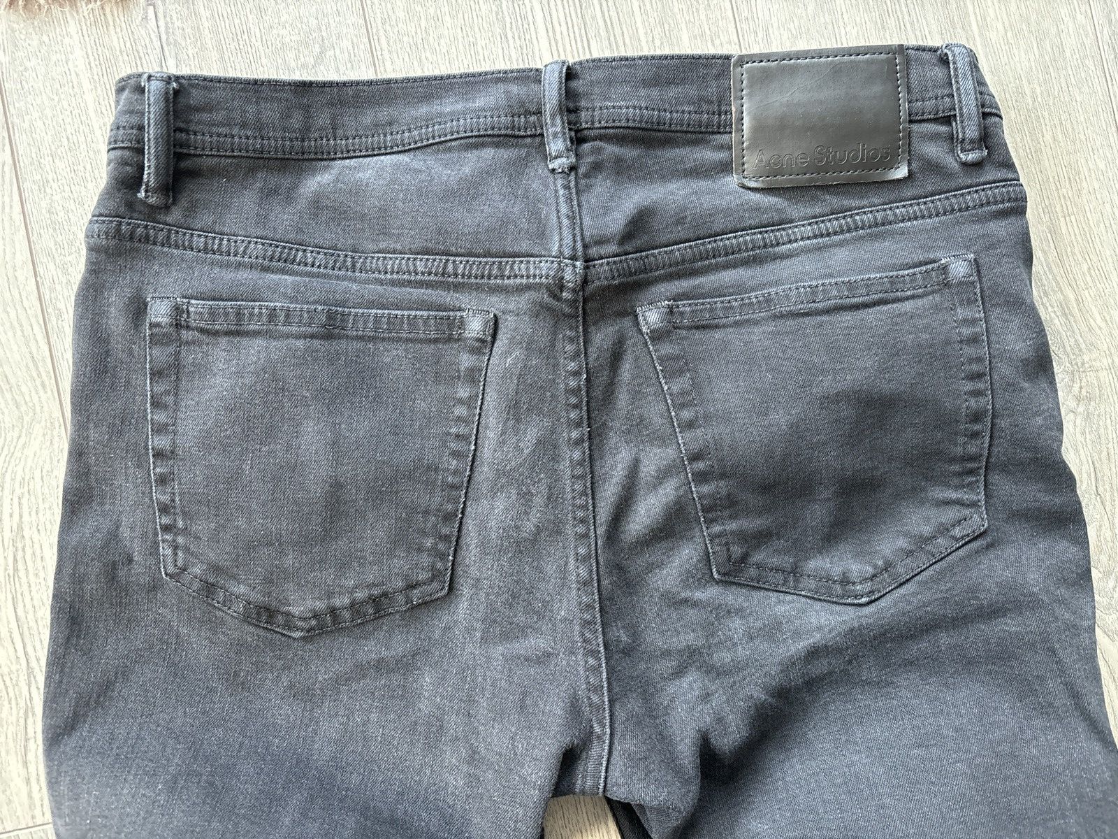 Acne Studios Acne Studios Rivers Used Black Size US 31 - 3 Thumbnail