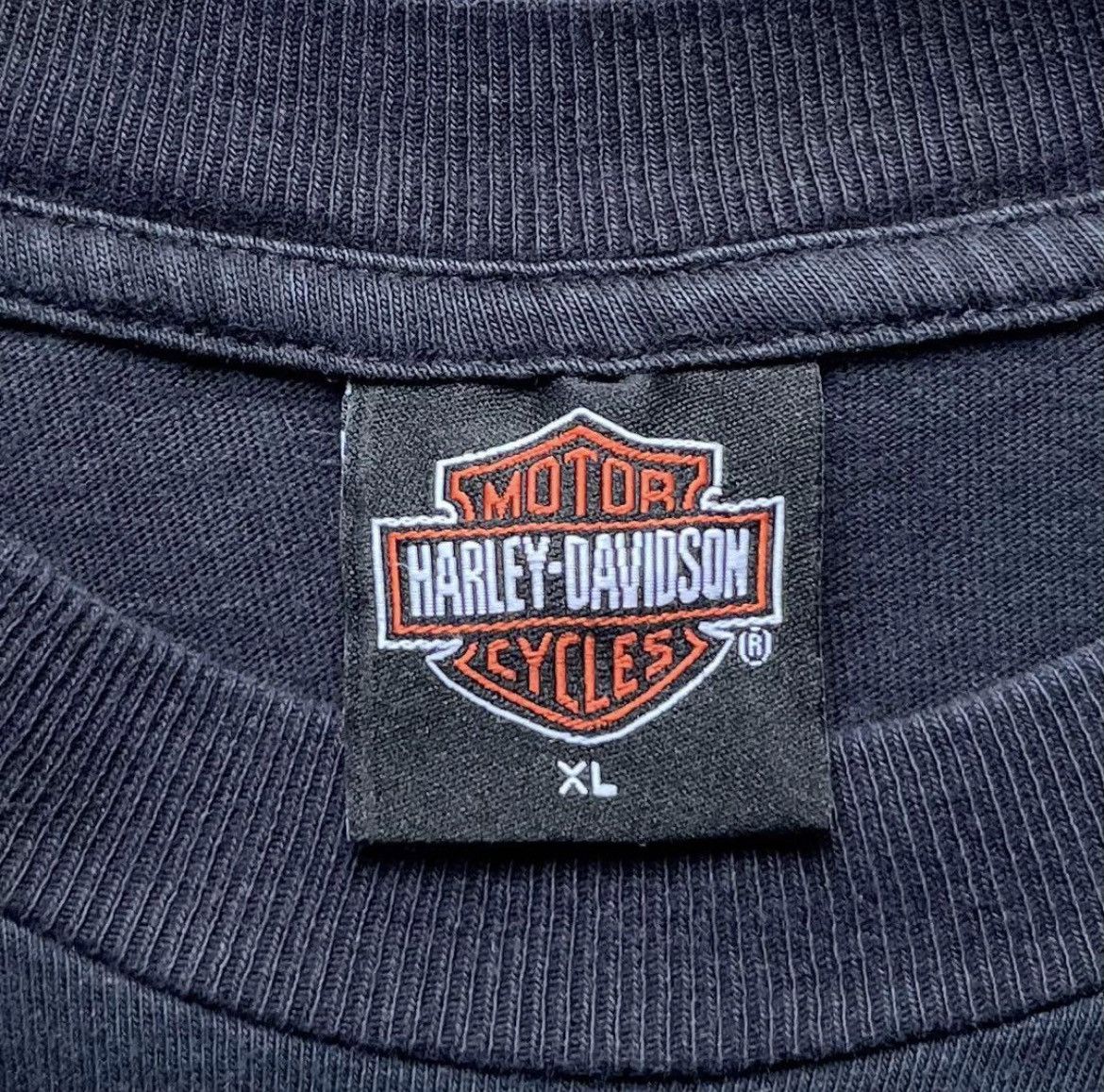 Harley Davidson × Vintage Vintage Harley Davidson Skull Long Sleeve Tee XL Size US XL / EU 56 / 4 - 4 Thumbnail