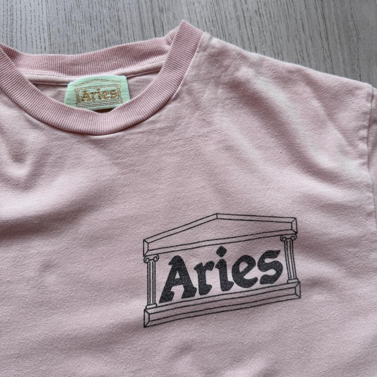 Aries Aries Temple Pink Crewneck Sweatshirt Size US S / EU 44-46 / 1 - 3 Thumbnail