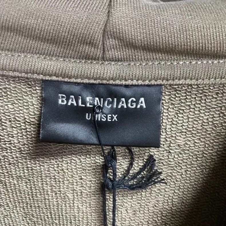 Balenciaga Balenciaga latest gray brown printed logo hoodie-2506 Size US M / EU 48-50 / 2 - 3 Thumbnail