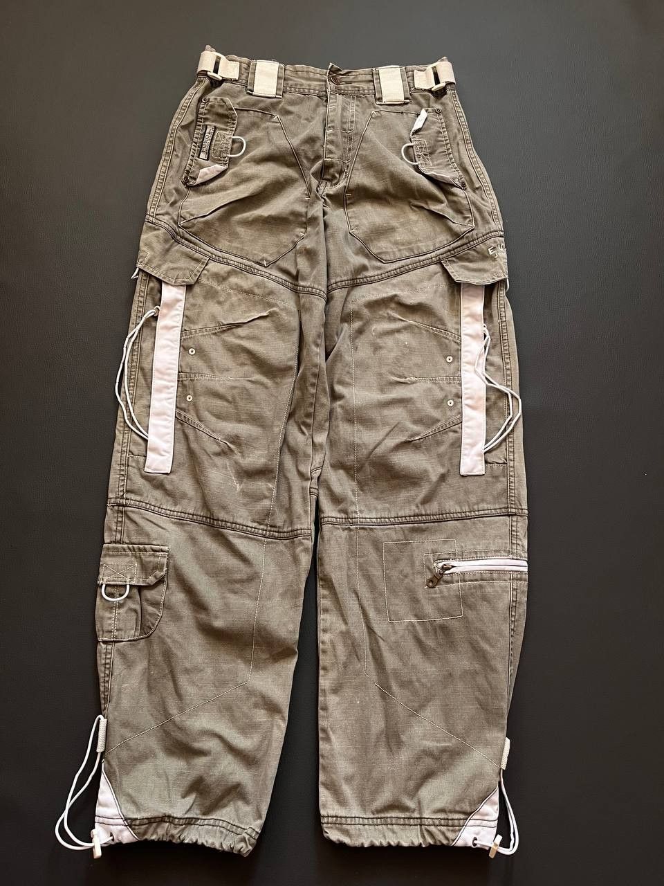 Hysteric Glamour × If Six Was Nine Vintage Baggy Oversized “JET LAG”Multi-Pocket Cargo Pants Size US 32 / EU 48 - 1 Thumbnail