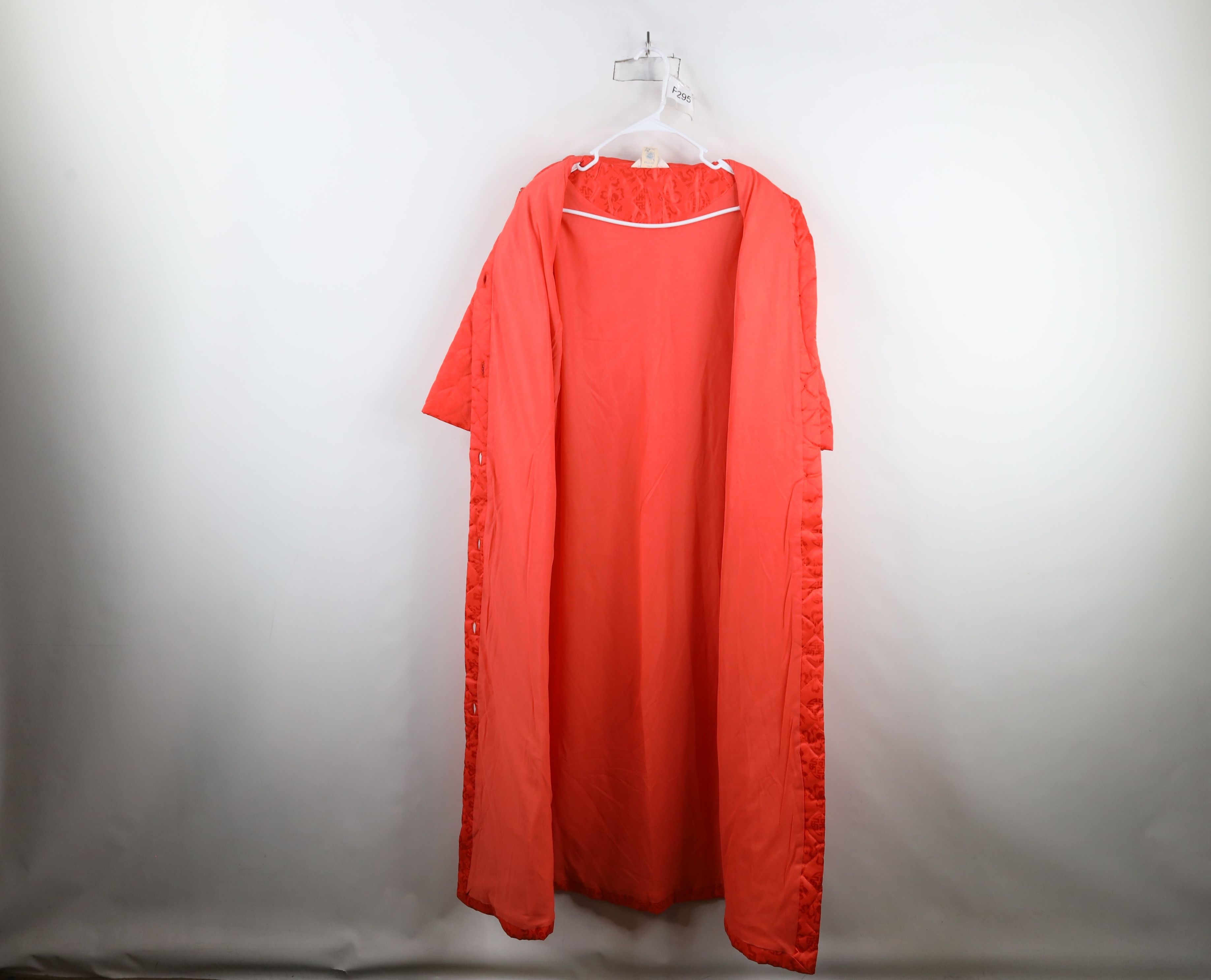 Vintage Deadstock Vintage 60s Quilted Kimono Night Sleep Jacket Size XL / US 12-14 / IT 48-50 - 9 Thumbnail