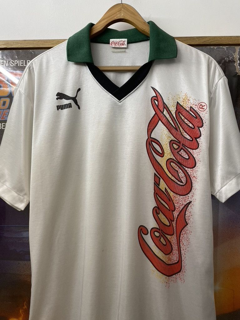 Puma 90s Vintage Puma Sport Coca-Cola Sponsor Football Top Size US L / EU 52-54 / 3 - 2 Thumbnail