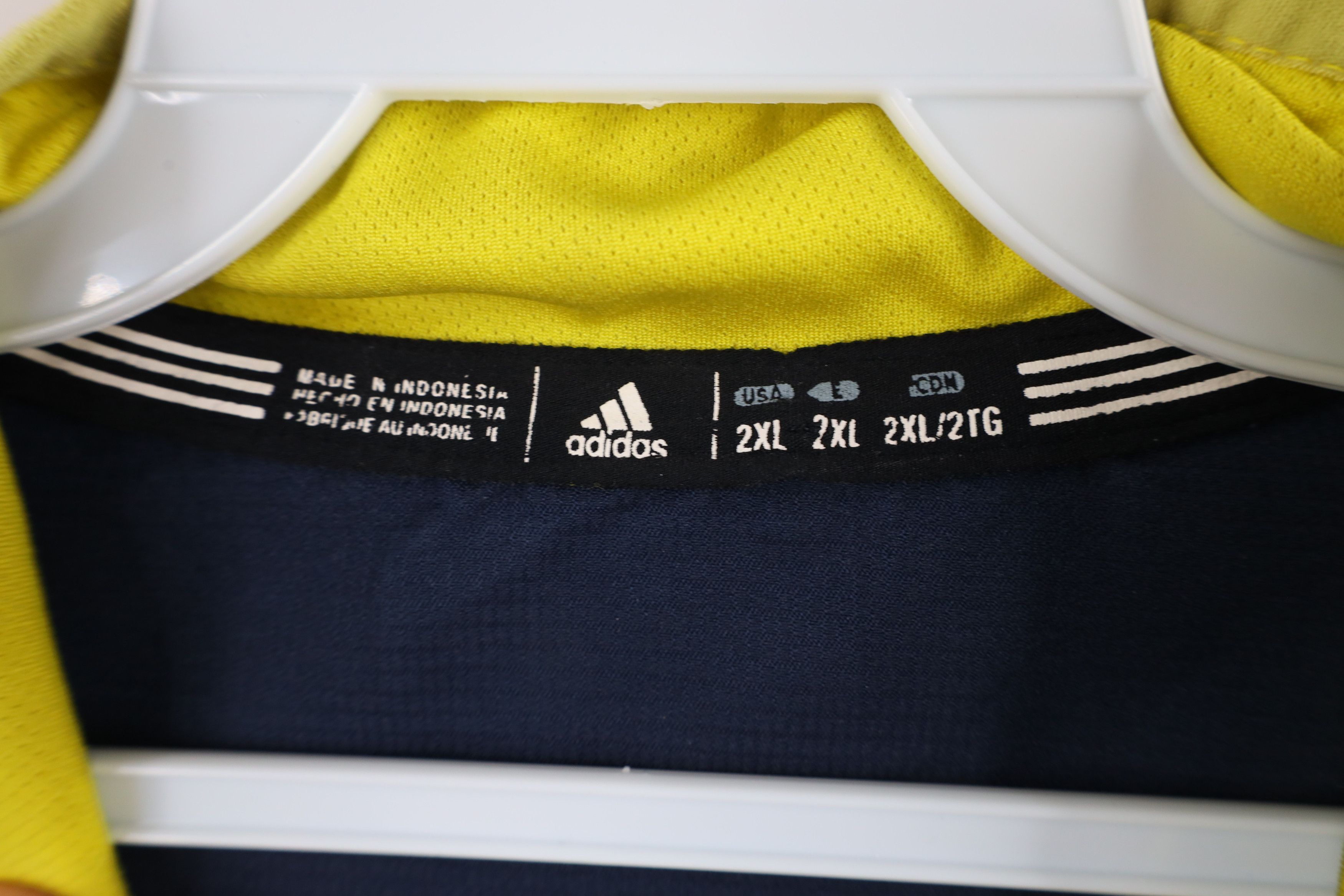 Adidas × Vintage Adidas University of Michigan Football Half Zip Jacket Blue Size US XXL / EU 58 / 5 - 10 Thumbnail