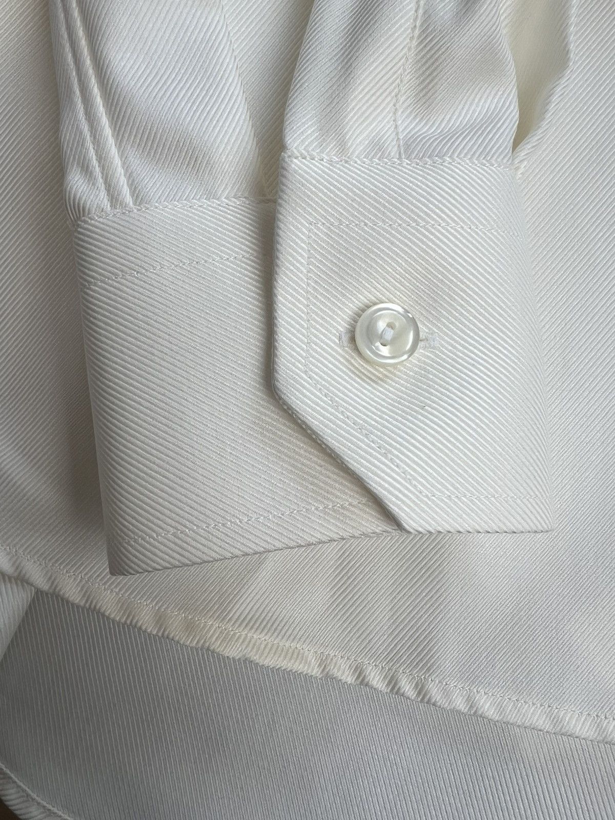 Canali Canali White Italian Cotton Shirt – Size 43/17-Made in Italy Size US XL / EU 56 / 4 - 7 Thumbnail