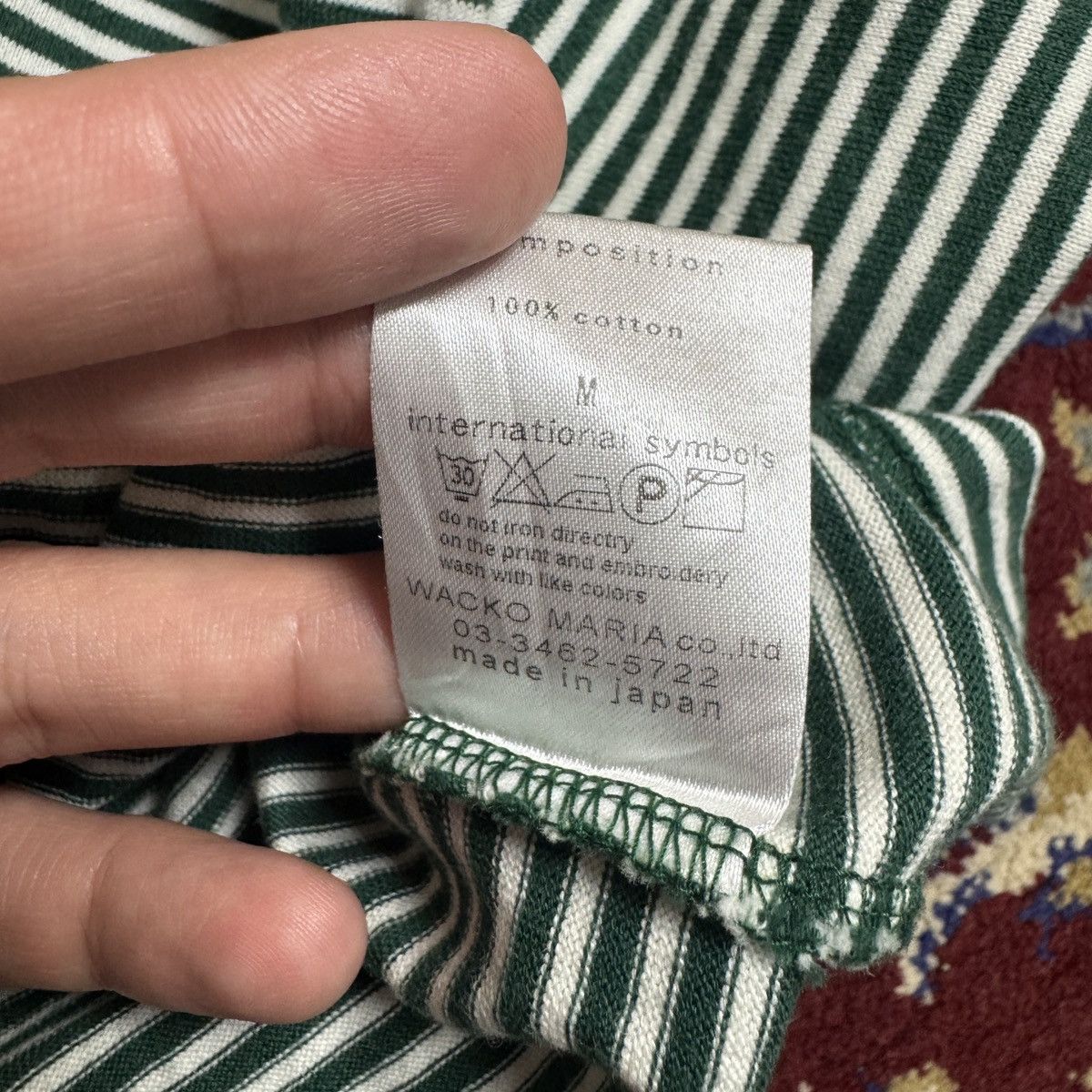 Wacko Maria Wacko Maria Rudees Maria Striped Polo tee Japanese brand Y2k Size US M / EU 48-50 / 2 - 7 Thumbnail