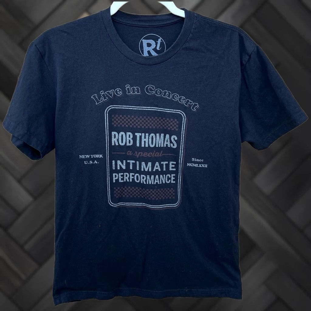 Vintage Rob Thomas Tour T Shirt Small Black Concert Tee Size US S / EU 44-46 / 1 - 1 Thumbnail