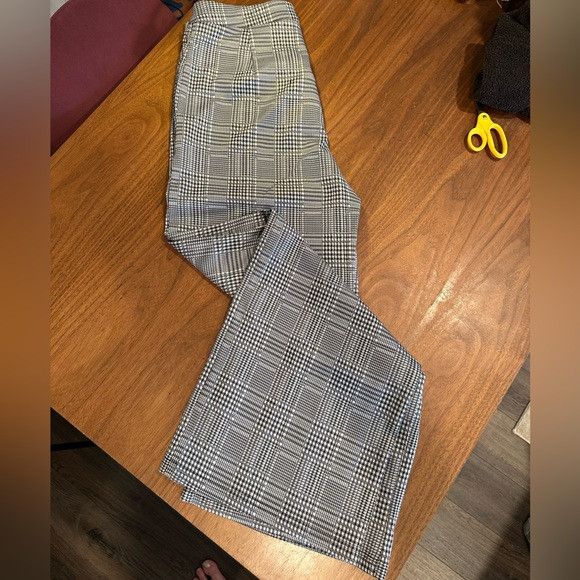 Cider Cider Black and White Plaid Trousers Size 30" / US 8 / IT 44 - 2 Thumbnail