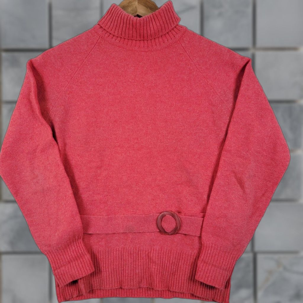 Vintage VINTAGE St Michael Sweater Shirt Womens 14 Pink 1960s Wool Blend Long Sleeve Mohair Lambswool Business Size XL / US 12-14 / IT 48-50 - 1 Thumbnail