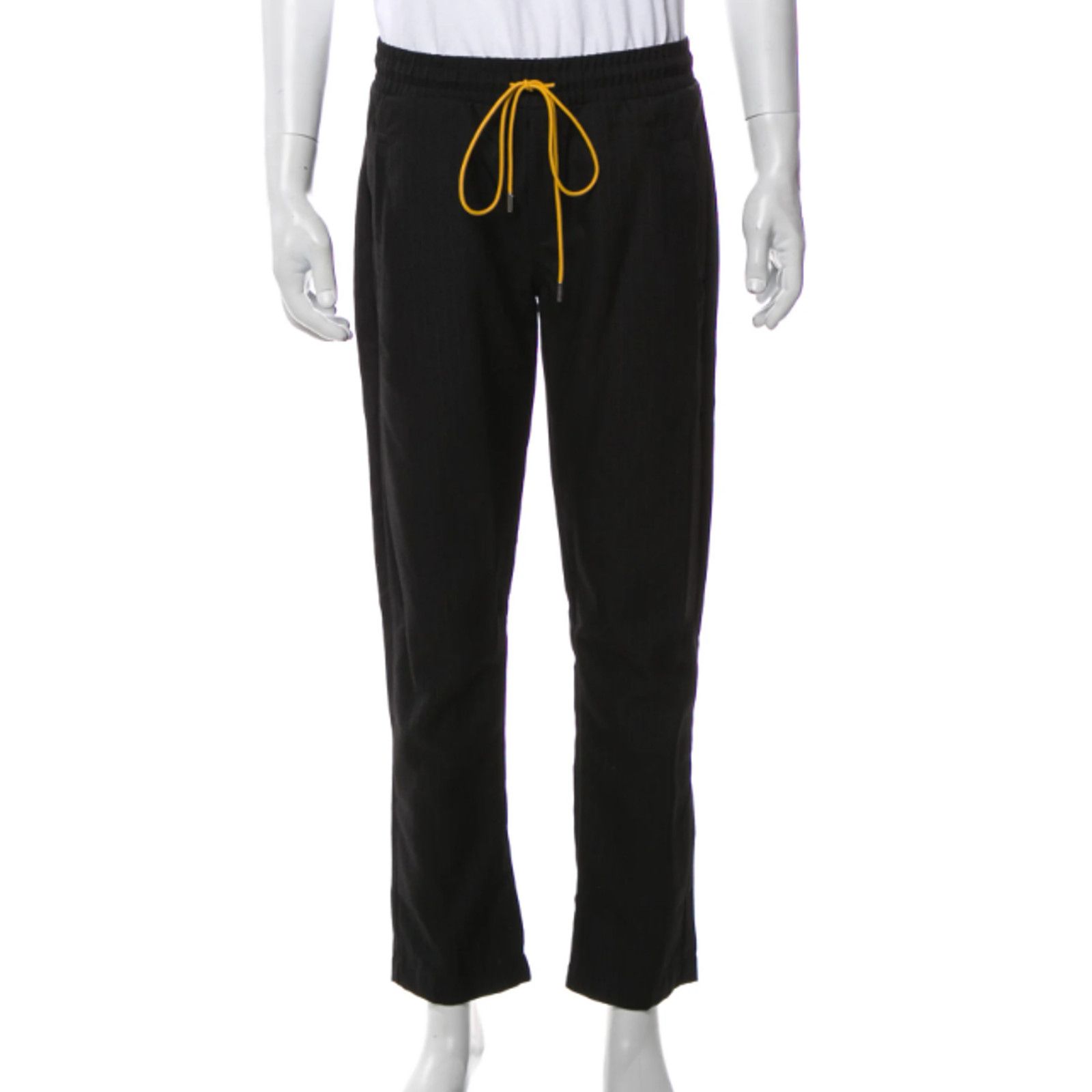 Rhude Rhude Men Black Pants White Stripe Smiley Face Size US 32 / EU 48 - 1 Thumbnail