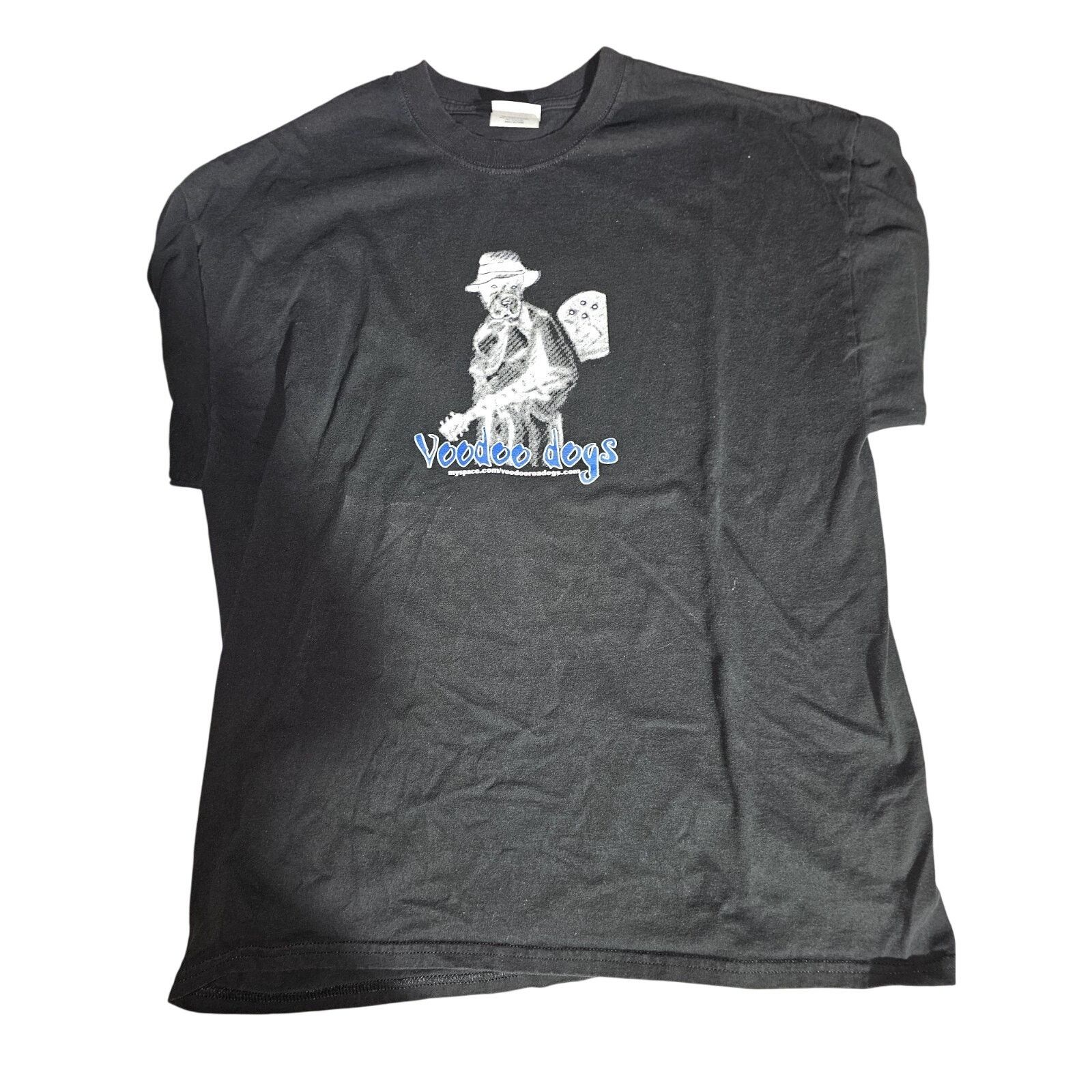 Eddie Bauer 4 Voodoo Dogs Band Tour Graphic Print T-shirts 3 Large, 1 XL Size US L / EU 52-54 / 3 - 11 Thumbnail