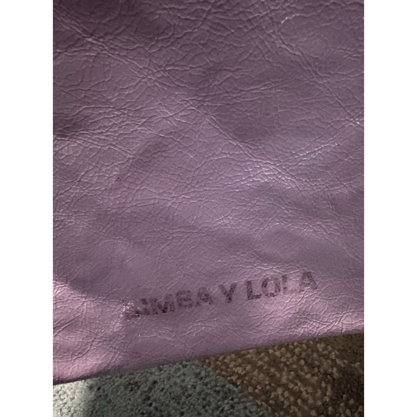 BIMBA Y LOLA BIMBA Y LOLA Syrup Collection Purple Leather Bag Tote Women OS Purple Leather Bag Size ONE SIZE - 4 Thumbnail