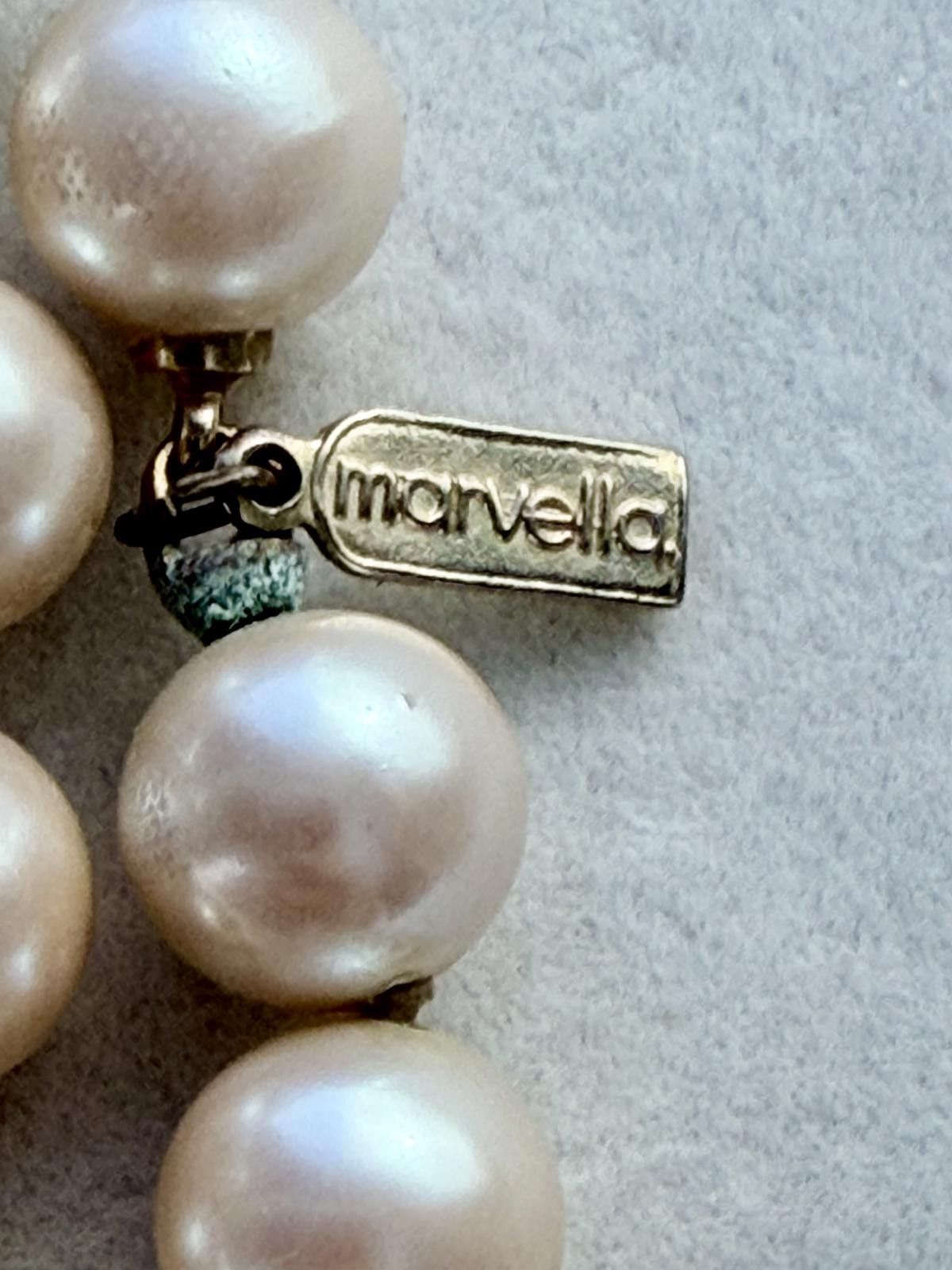 Marvel Comics Vintage Marvella Faux Pearl Necklace (Mid-Century / 70s–80s) Size ONE SIZE - 3 Thumbnail