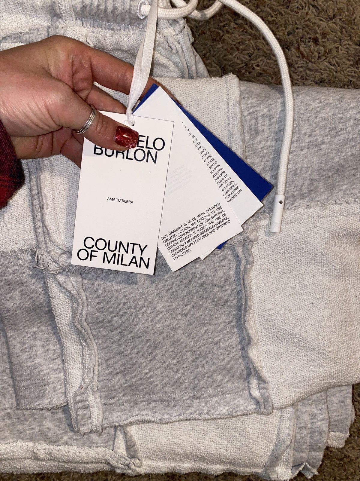 Marcelo Burlon marcelo burlon county of milan CROSS INSIDE OUT SWEATPANTS Size US 30 / EU 46 - 4 Thumbnail