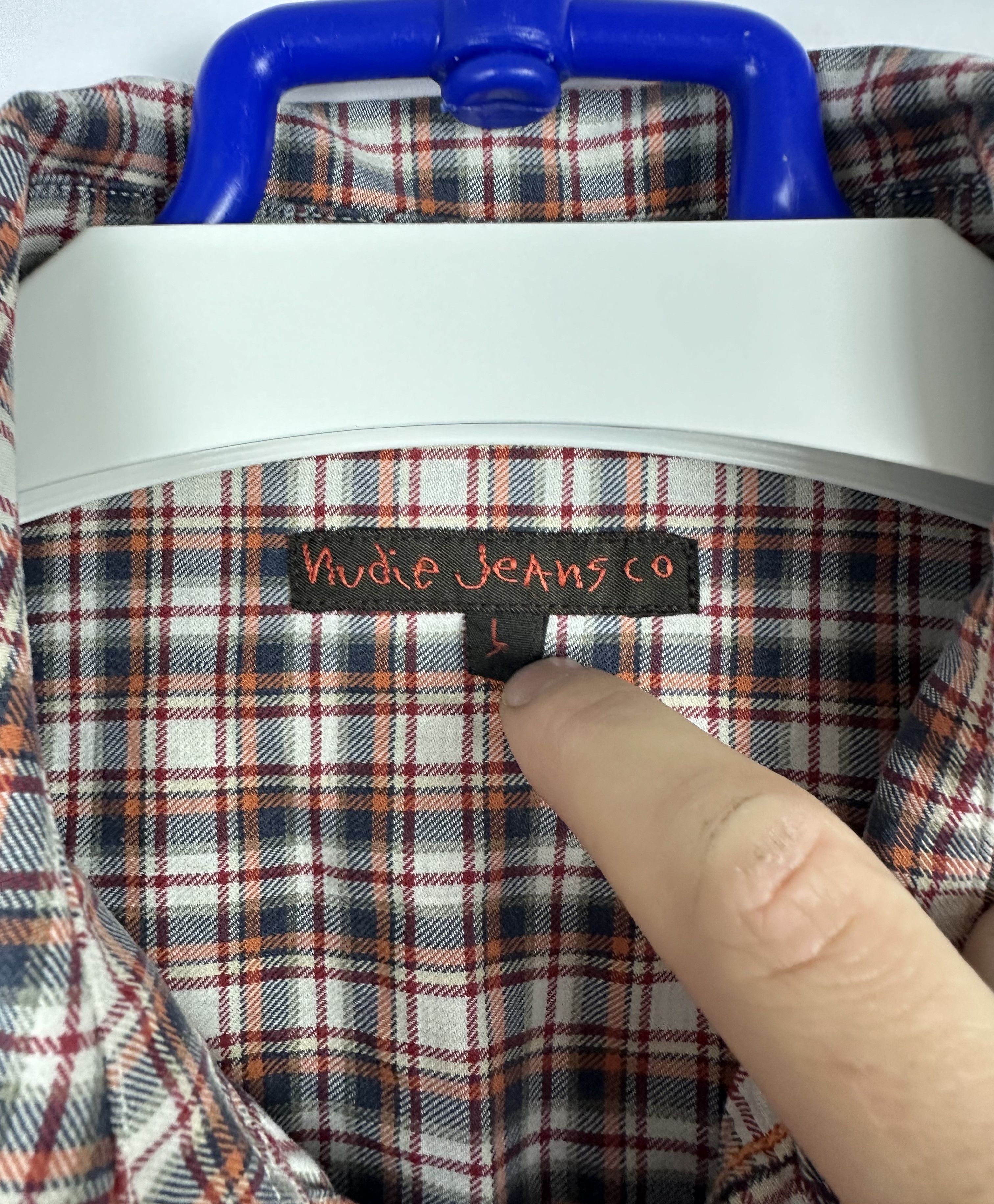 Nudie Jeans Nudie Jeans button up shirt checked hunting Size US L / EU 52-54 / 3 - 5 Thumbnail