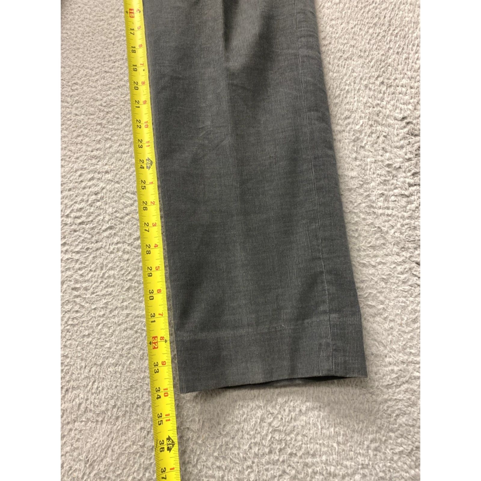 Bonobos Bonobos Pants Men 35x34 Gray Corduroy Slim Straight Stretch Casual Office Pants Mens Slim Straight Chino Gray 35x34 Size US 36 / EU 52 - 5 Thumbnail